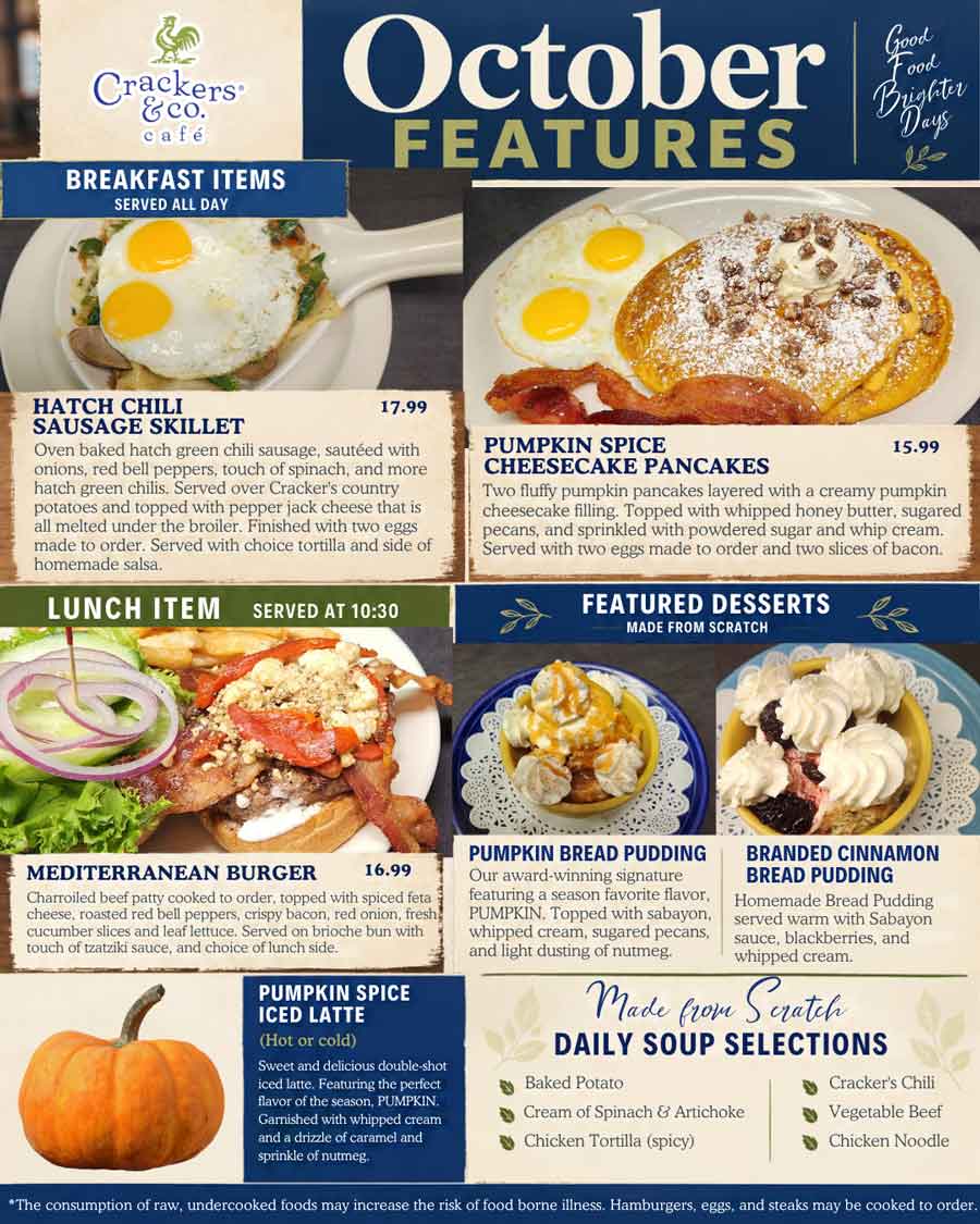 Crackers October Features